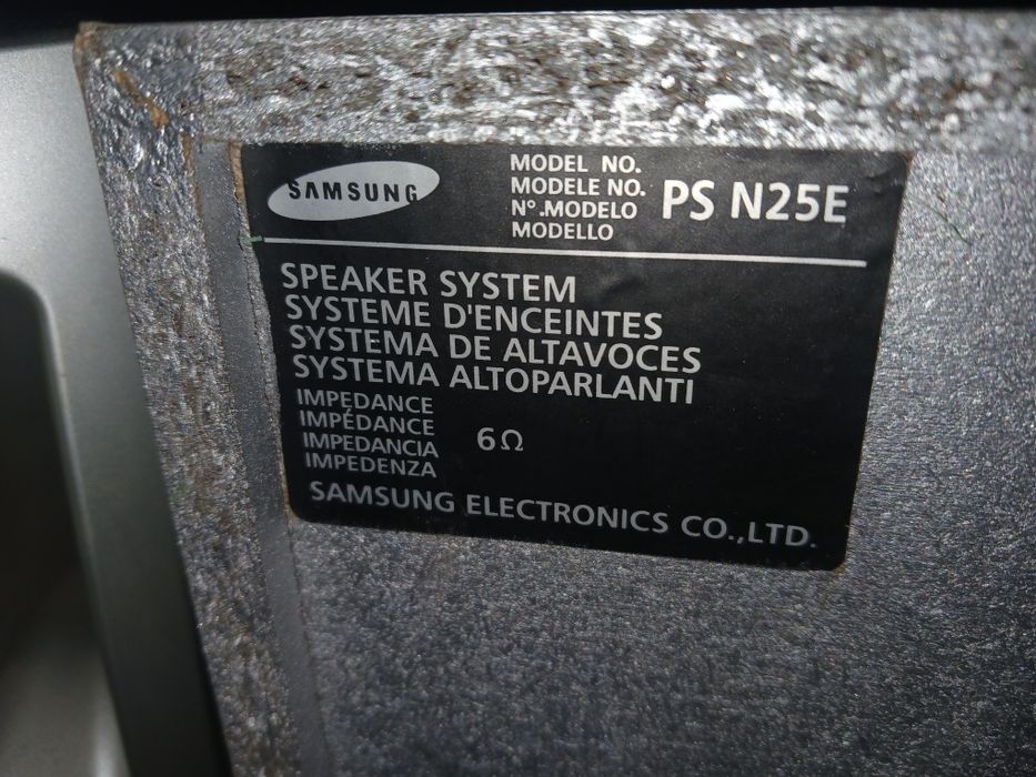 Колонки на музыкальный центр Самсунг акустическая система Samsung ps25