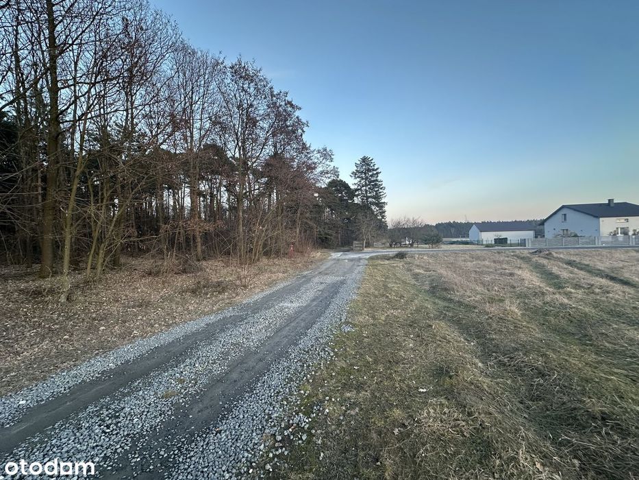 Działka budowlana 1138m2 pod lasem, Jajczaki