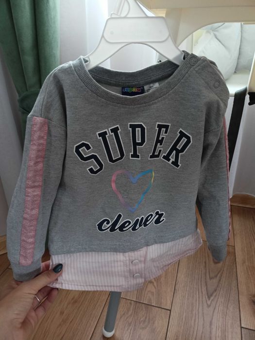 2 bluzy Lupilu dziewczynka 86/92