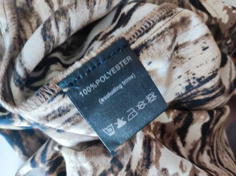 Malissa Collection r 42 sukienka brązy wzory hiszpanka