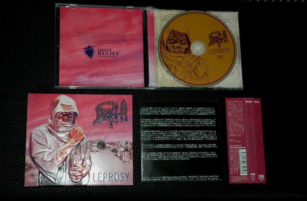DEATH - Leprosy. 2014 Relapse. 2xCD.Slipcase. Japan. OBI.