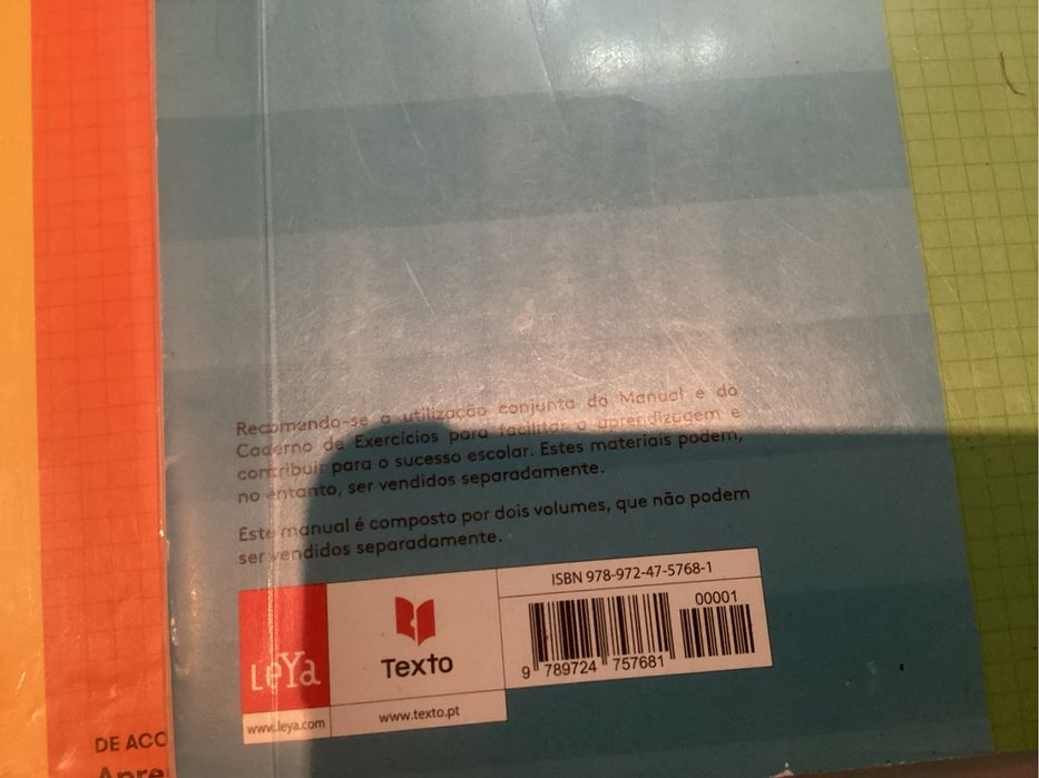 Livro Aberto 8 CA, Mat 8, Fair Play 5/6, HSI Historia 8 CA, Queromos Descobrir 8, Novo Universo FQ 8 CA, Estou contigo 6