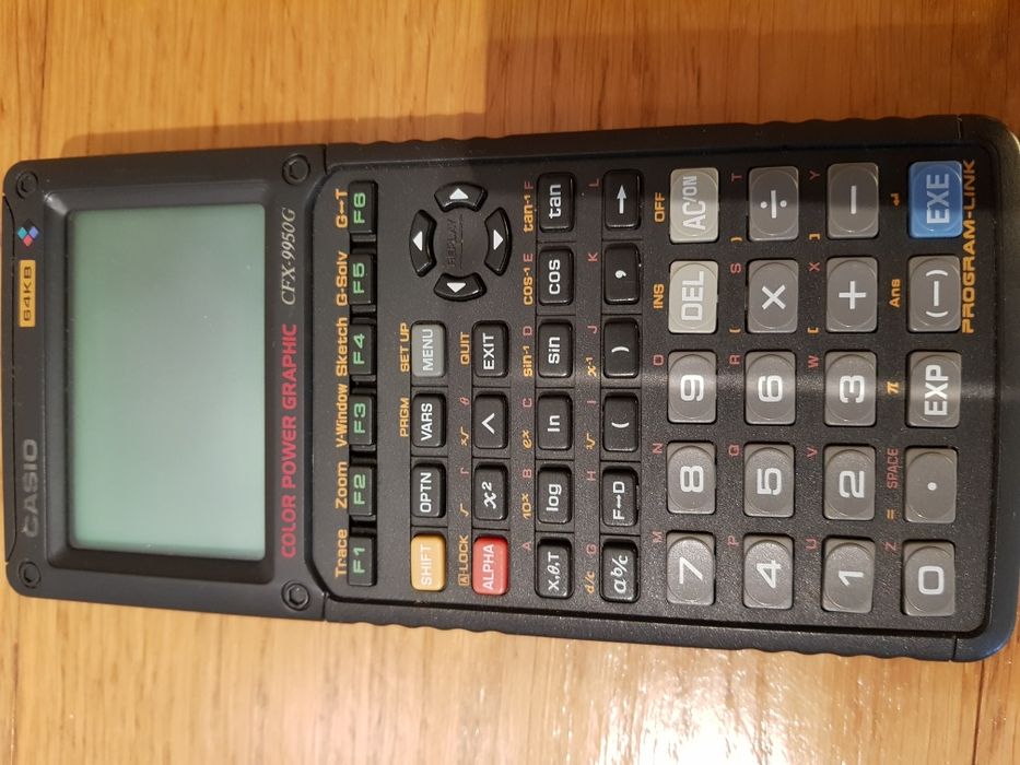 Calculadora Científica com gráficos e a cores, CASSIO CFX 9950G