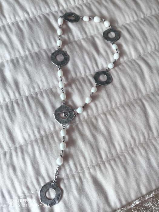 Fio e brincos em prata