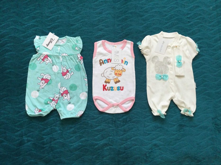 0-3 Primark. M&S. Disney натуральний Боді, пісочник. короткий рукав