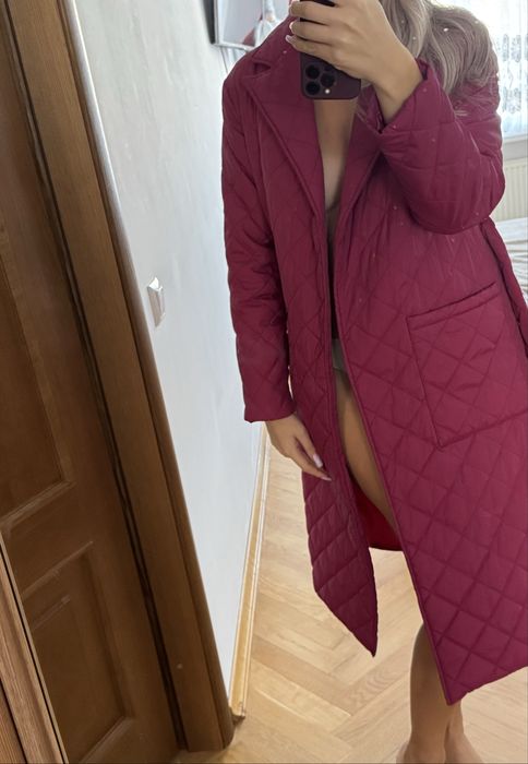 Пальто плащ стьобане