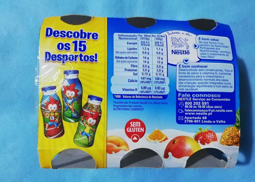 Nestlé - YOCO 15 garrafinhas (Aventura Desportiva)-[2016]