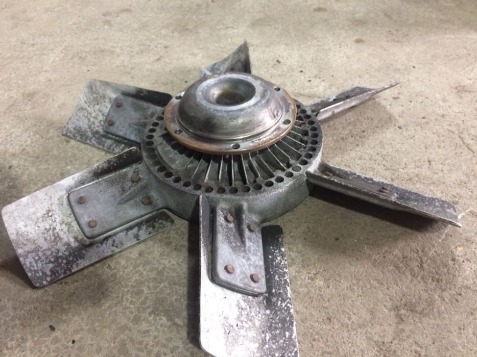 Вентилятор с гидромуфтой вискомуфтой Mercedes 814, 817, 1117, ОМ366