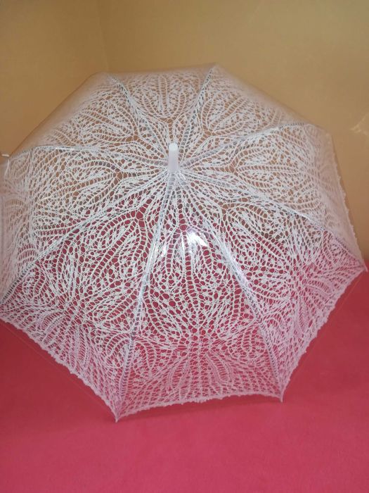 Parasolka koronkowa - Handmade.