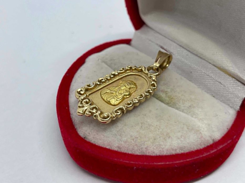 Złoty Wisiorek Medalik pr.585 2,8g