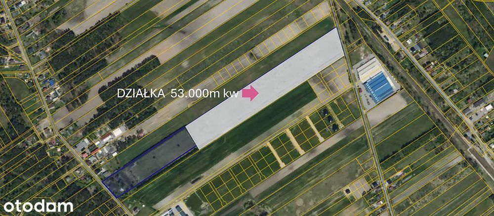 Działka 53 000m kw przeznaczona pod zabudowę mieszkaniową - mieszaną - Widok 5