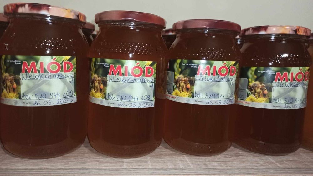 Miód wielokwiatowy i lipowy  z 2024r