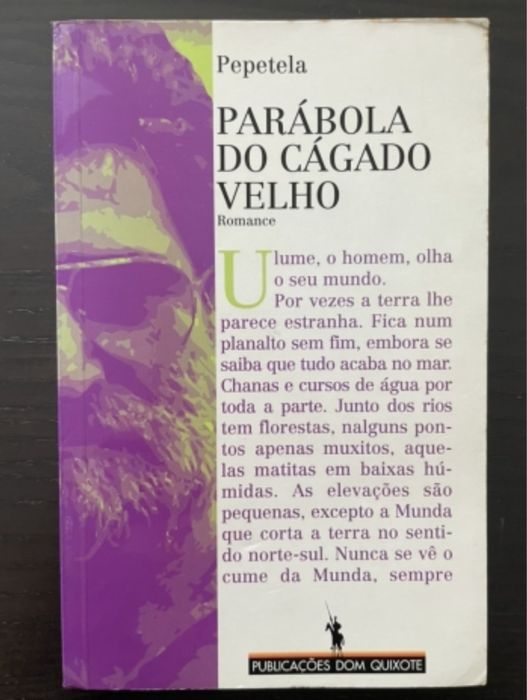 Livro “Parábola do cágado velho”, de Pepetela