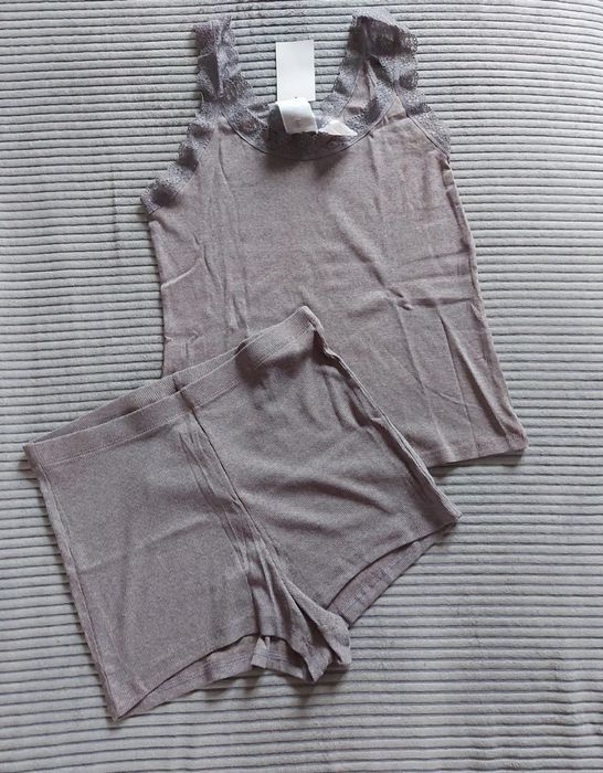Komplet do spania piżama koszulka i spodenki H&M M