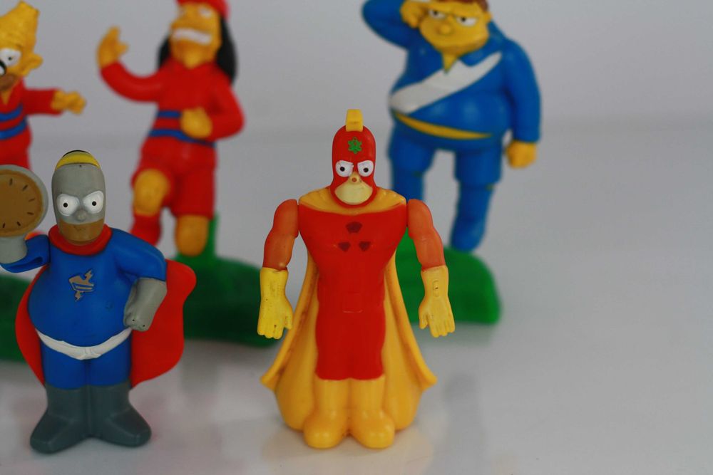 Figurki The Simpsons z Burger King 2002