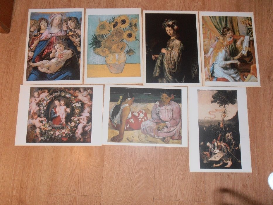 Gravuras de pinturas de pintores celebres