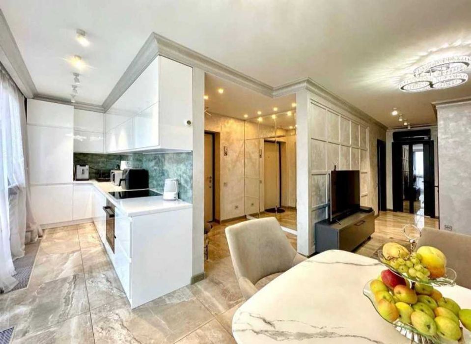 2х ком. стильная, уютная квартира в ЖК Граф на Азарова у самого моря.