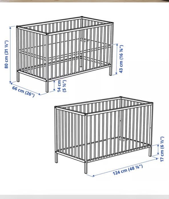 Ikea Sniglar łóżeczko dziecięce