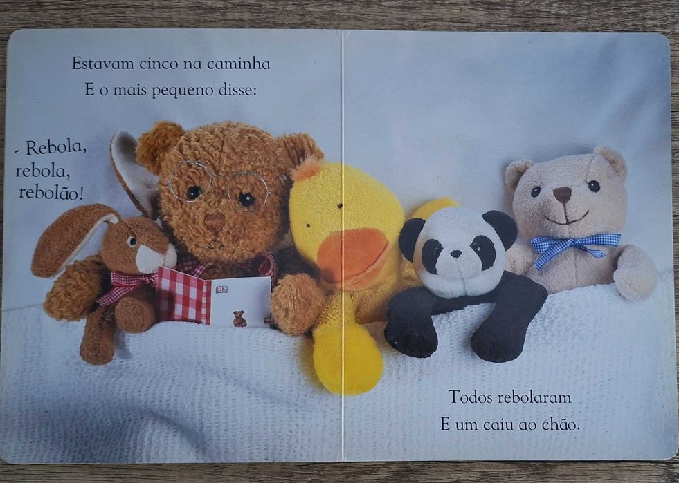 Lote 2 Livros Infantis "Hora de Dormir" – Não Consegues Dormir, Urso Pequeno? + 5 na Caminha