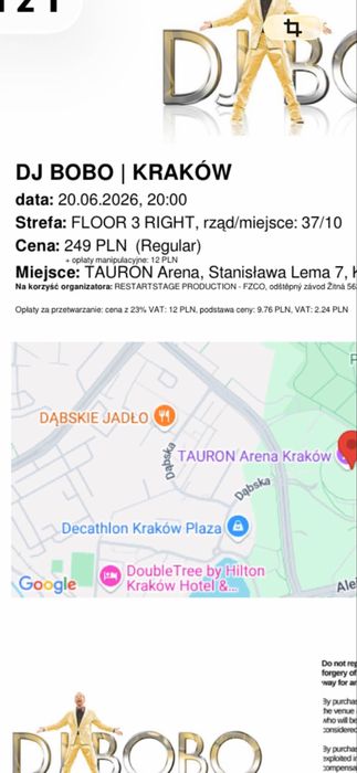 Bilety na Dj Bobo Kraków