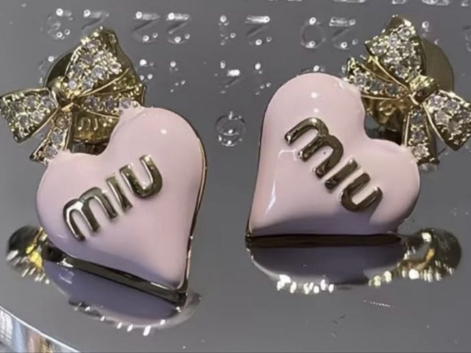Сережки міу міу 1:1