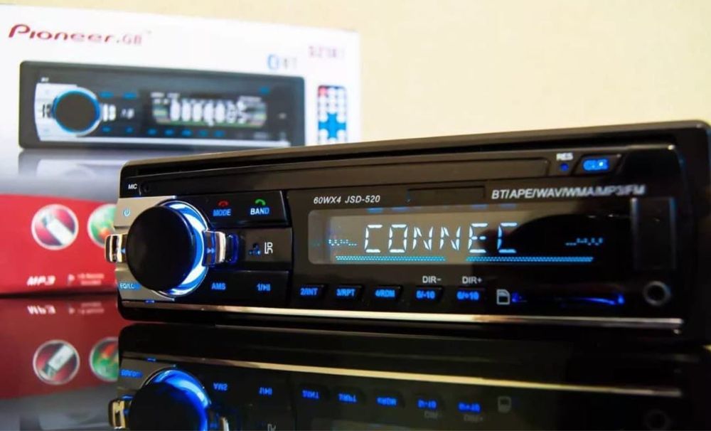 Автомагнітола Pioneer з Bluetooth 520D/Авто магнитола пионер/магнітола