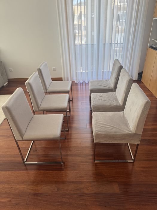 6 Cadeiras Las Kasas  | Design Moderno | Excelente Estado