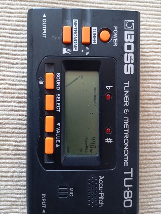 Tuner e Metronomo Boss Tu 80
