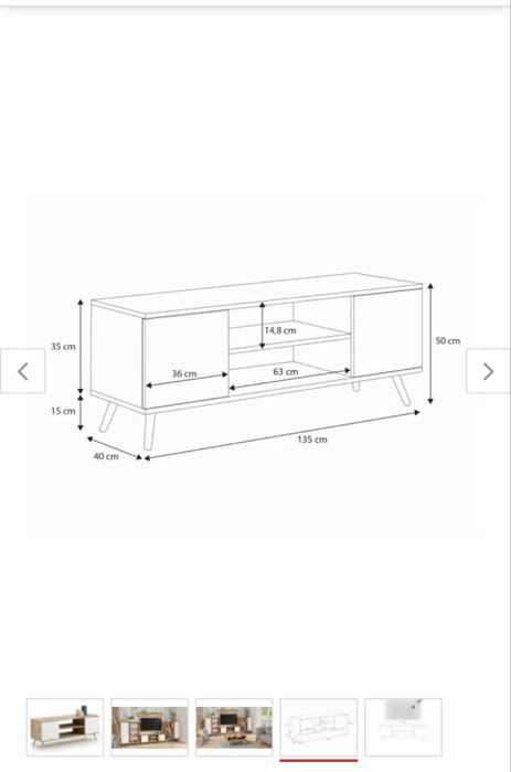 Szafka  RTV dąb craft