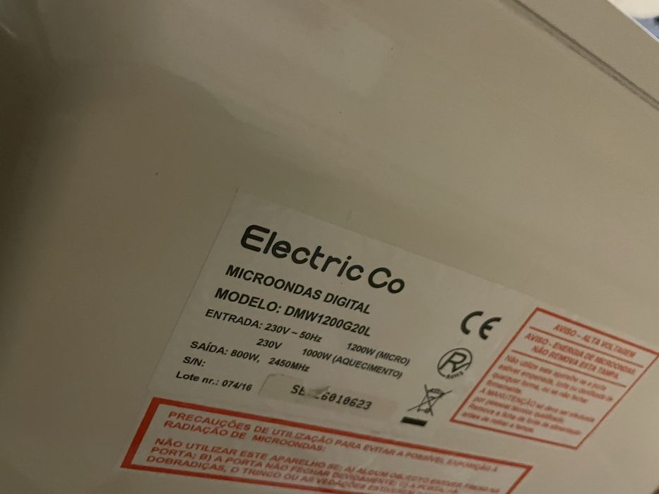 Microondas com grill optimo estado