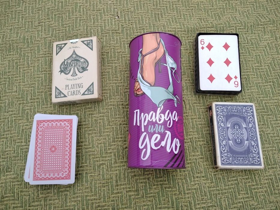 Карты игральные игра правда или дело 18+