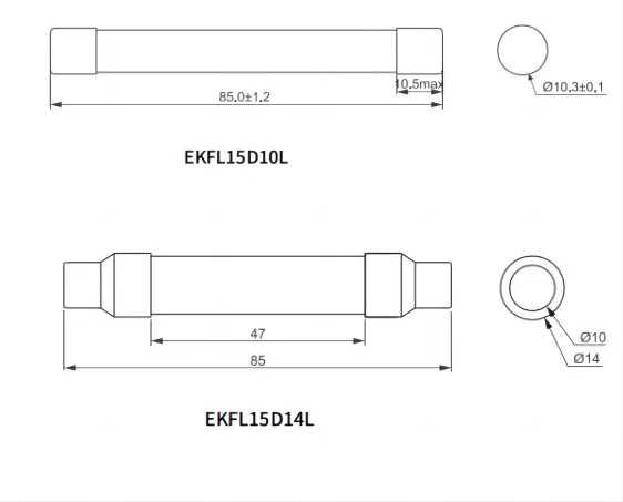 Плавкий предохранитель 20A 1500V ETEKEKFL15D10L солнечных панелей