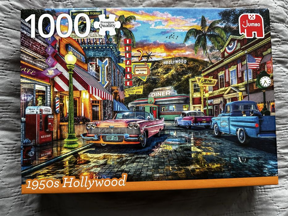 Puzzle Jumbo 1000 el. – 1950s Hollywood (Retro Styl)