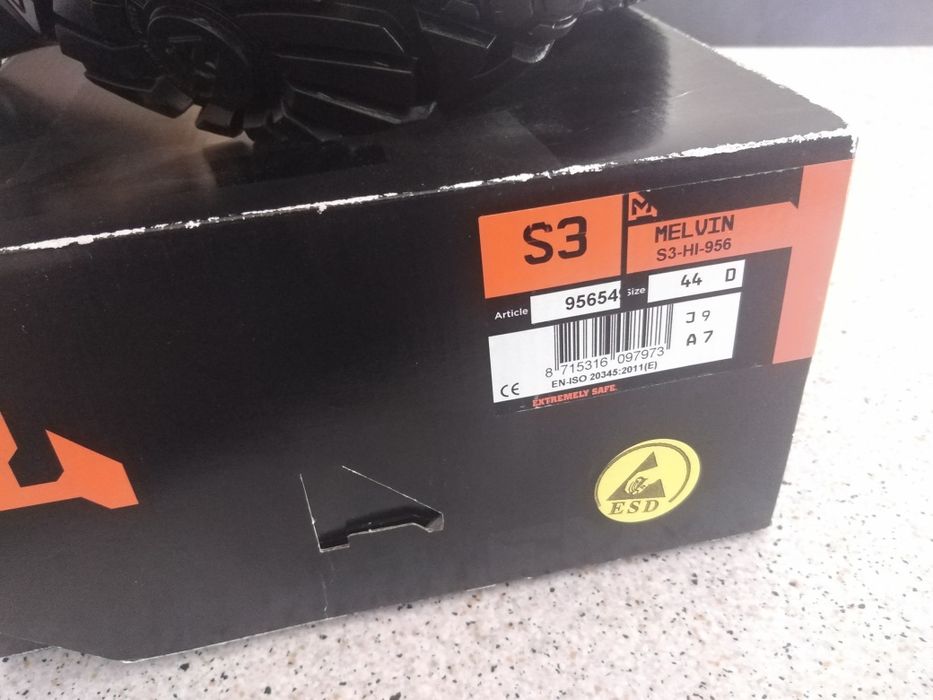 Buty robocze EMMA S3 MELVIN roz. 44 NOWE