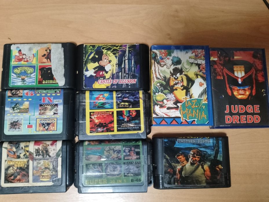 Картриджи Sega Mega Drive