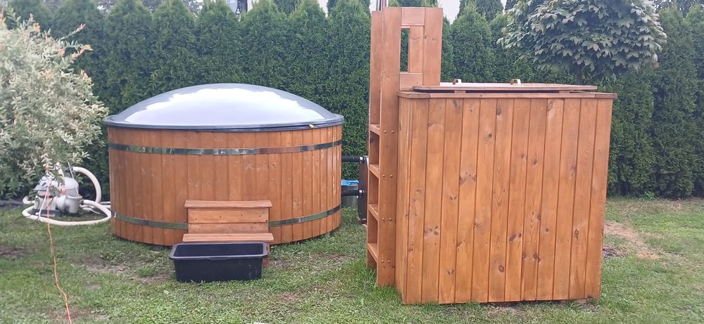 Bania.Jacuzzi ogrodowe.