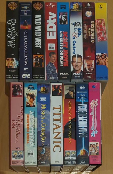 VHS filmes variados 5€