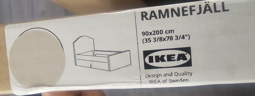 Capa  cama solteiro RAMNEFJÄLL 90x200