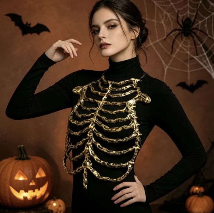 прикраса  аксесуар на Хелловін скелет Halloween