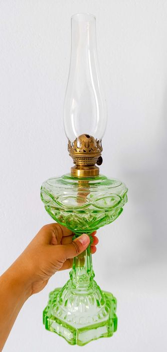 Candeeiro a Petróleo em Vidro