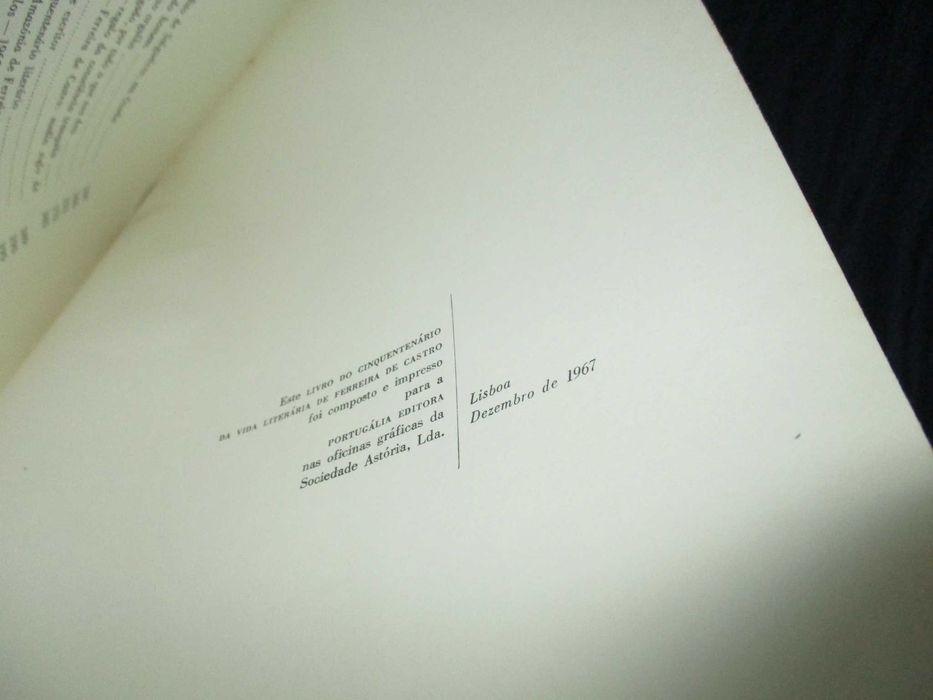 Livro do Cinquentenário da vida literária de Ferreira de Castro