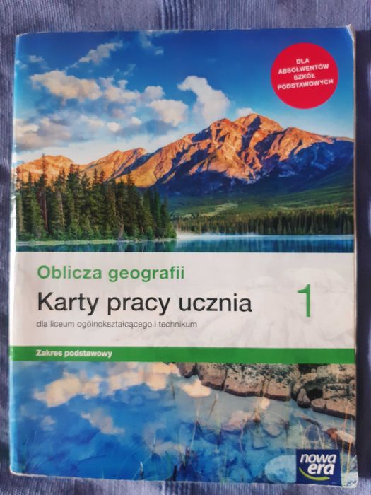 Oblicza geografii karty pracy ucznia 1 wypełnione długopisem