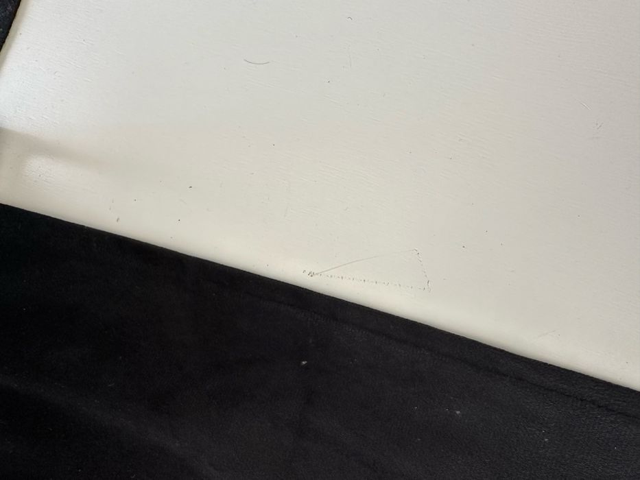 Stol bialy lwie łapy ludwik