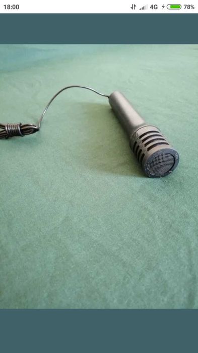 Винтажный микрофон Новый не использовался и Обмен на смартфон картины