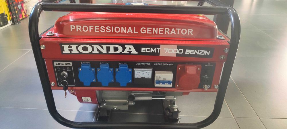 Генератор бензиновий HONDA ECMT 7000 BENZIN, 220V/380V