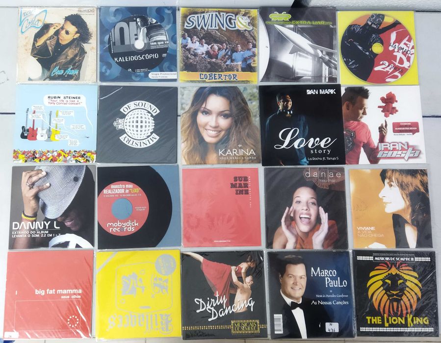 Lote. 150 CD Singles/ Promos. Como Novos