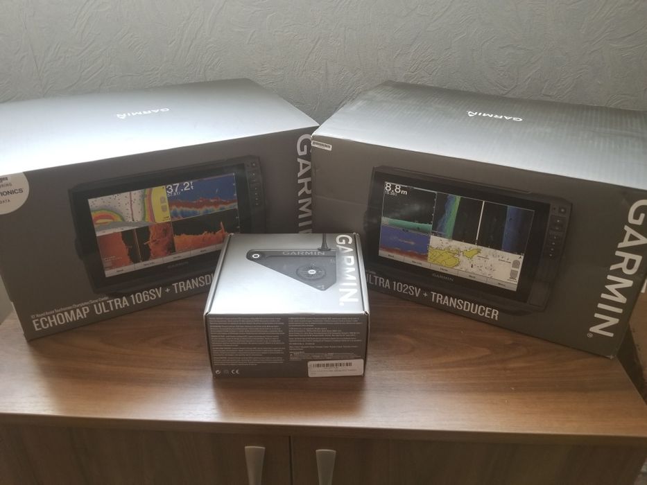 Garmin Echomap Ultra2 10 і 12" 106SV\126SV+Gt56\карти України