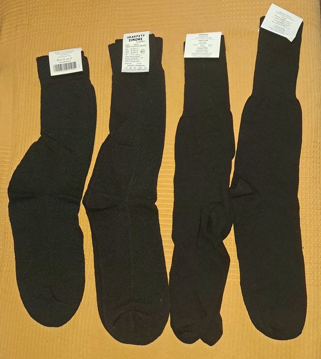 Zestaw 4 par Wojskowych skarpet 27-28