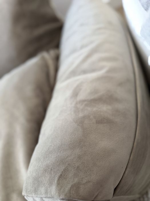 Sofá retangular veludo impermeavel