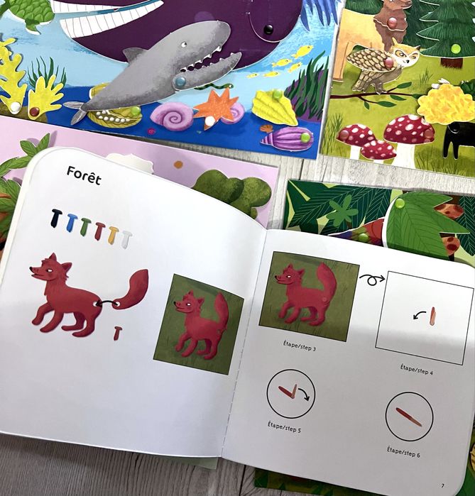 Djeco gra kreatywna ruchome zwierzątka